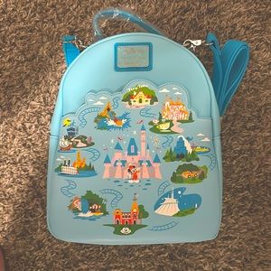 NWT Loungefly Disneyland 65th Anniversary Mini Backpack